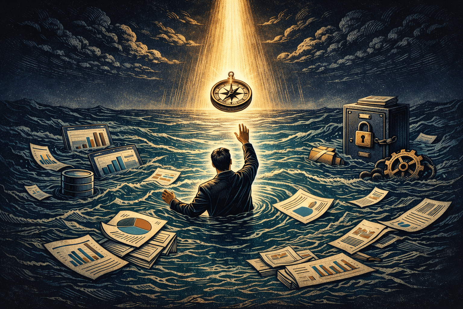 Image: Drowning in Data