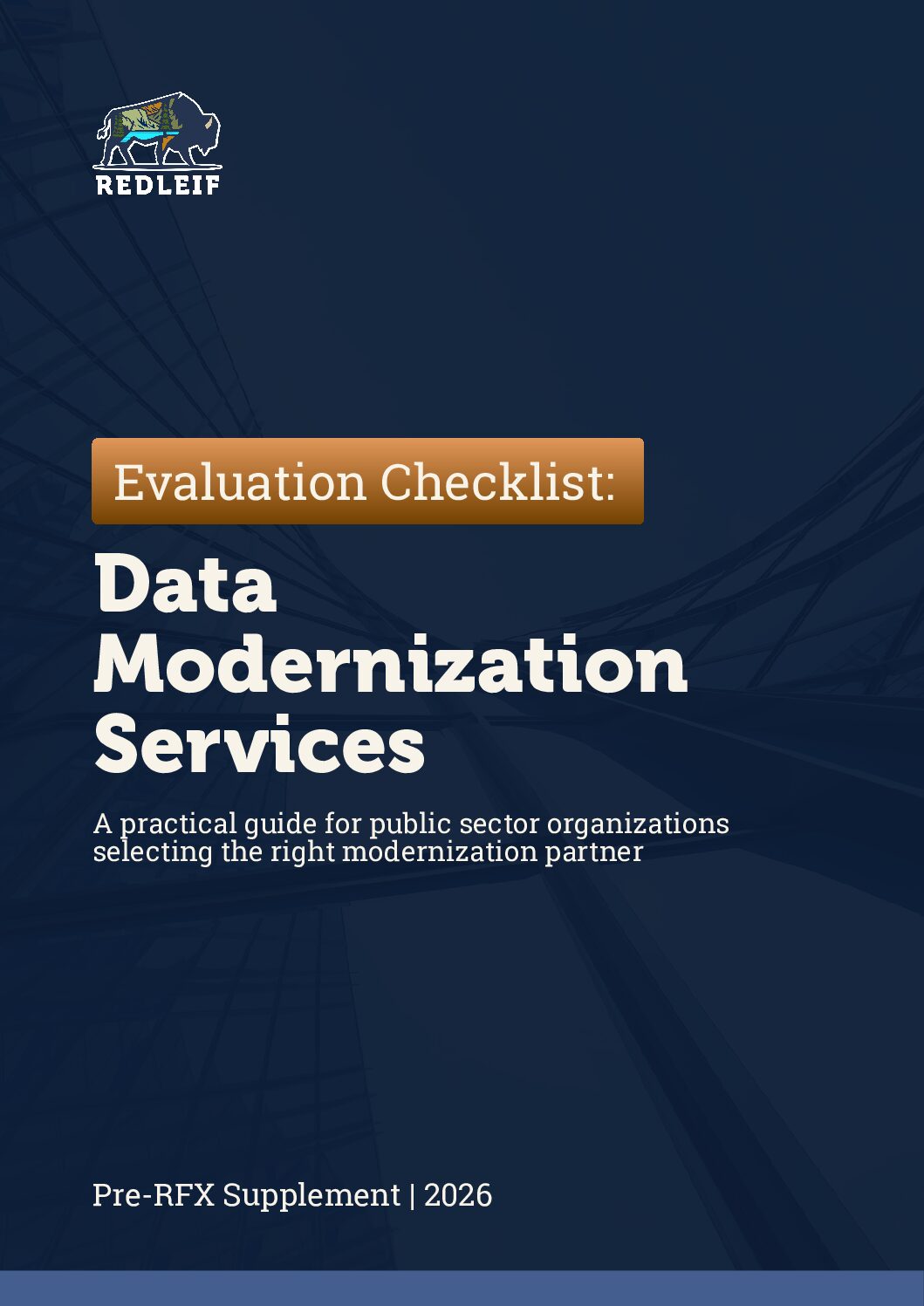 Evaluation Checklist Data Modernization Services
