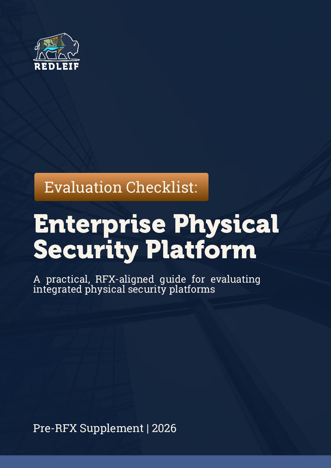Evaluation Checklist Enterprise Physical Security Platform