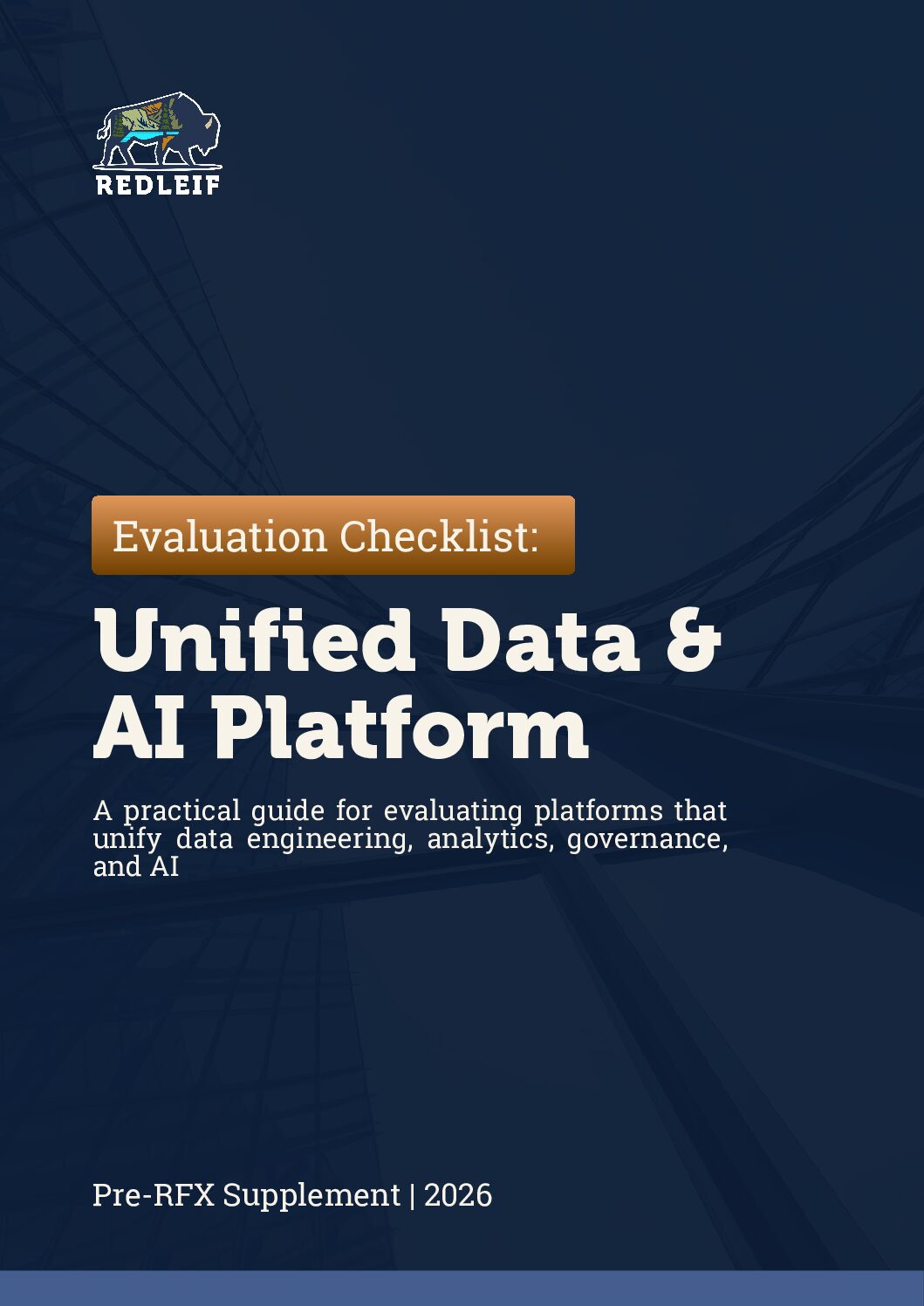 Platform Evaluation Checklist Unified Data & AI Platform